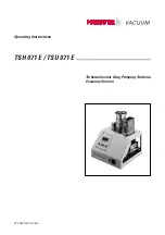 Preview for 1 page of Pfeiffer Vacuum TSH 071 E Operating Instructions Manual