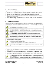 Preview for 5 page of Pfeiffer 28z Series Operating Instructions Manual