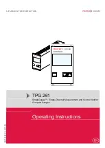 Preview for 1 page of Pfeiffer TPG 261 Operating Instructions Manual