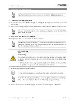 Предварительный просмотр 17 страницы Pfeuffer Sample cleaner MLN Operating Instructions Manual