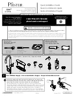 Pfister Alea GT72-AL Quick Installation Manual preview