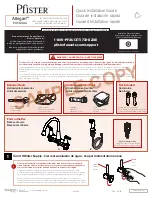 Pfister Allegan F-036-4AGC Quick Installation Manual preview