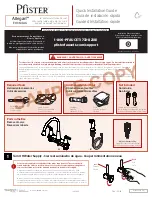 Preview for 1 page of Pfister Allegan F-036-4AGC Quick Installation Manual