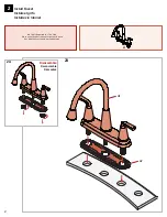 Preview for 2 page of Pfister Allegan F-036-4AGC Quick Installation Manual