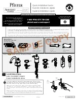 Предварительный просмотр 1 страницы Pfister Amherst F-049-HA1 Quick Installation Manual