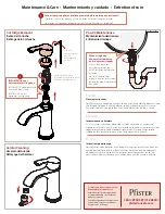 Предварительный просмотр 3 страницы Pfister Auden LF-042-AD Maintenance & Care Manual