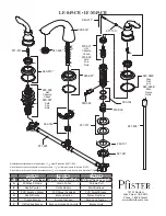 Предварительный просмотр 14 страницы Pfister Avalon LF-49 Series Manual