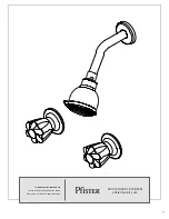 Preview for 7 page of Pfister Bedford 807-WS2-BD Quick Installation Manual