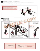 Preview for 7 page of Pfister Catalina LF-049-E Quick Installation Manual