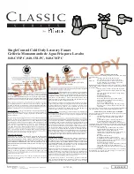 Предварительный просмотр 1 страницы Pfister Classic Series Assembly Instructions