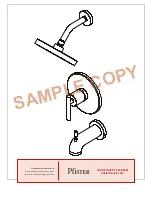 Preview for 6 page of Pfister Contempra LG89-XNC Quick Installation Manual