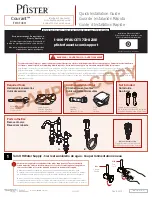 Pfister Courant F-031-4CO Quick Installation Manual preview