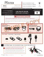 Preview for 1 page of Pfister Jaida LF-042-JDGS Quick Installation Manual