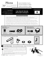 Preview for 1 page of Pfister Kelen RT6-5MF Quick Installation Manual