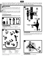 Предварительный просмотр 2 страницы Pfister KENZO 16 Series Instructions Manual