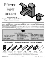 Pfister KENZO RT6 Series Manual preview