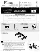 Preview for 1 page of Pfister L0W8-01 Quick Installation Manual