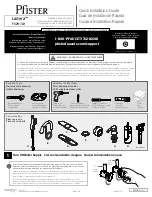 Предварительный просмотр 1 страницы Pfister Ladera F529-7LR Quick Installation Manual