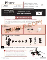 Preview for 1 page of Pfister Lima F-072-7LM Quick Installation Manual