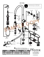 Предварительный просмотр 18 страницы Pfister Mystique 529 Series Manual