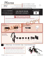 Pfister Neera LG529-NE Quick Installation Manual preview