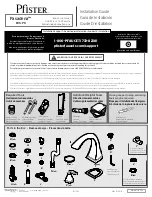 Предварительный просмотр 1 страницы Pfister Pasadena 806-PD Installation Manual