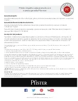 Предварительный просмотр 16 страницы Pfister Pasadena F-529-EPDS Welcome Manual