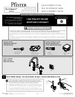 Pfister Port Haven GT31-TD Quick Installation Manual preview