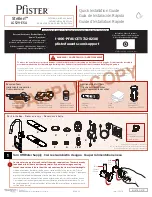 Pfister Stellen LG529-ESA Quick Installation Manual предпросмотр