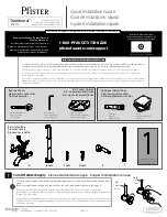 Pfister Traditional RT6-1TF Quick Installation Manual preview