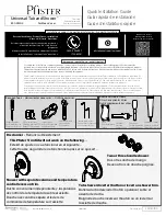 Preview for 1 page of Pfister Universal Tub and Shower R90-XMNX Quick Installation Manual