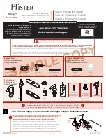 Предварительный просмотр 1 страницы Pfister Wray F-529-7WRY Quick Installation Manual