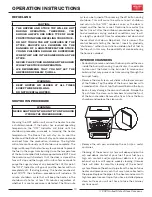 Preview for 13 page of PFS 6041i Owner’S Instruction And Operation Manual