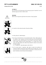 Preview for 21 page of PFT PFT G4 Operating Instructions Manual