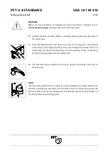 Preview for 23 page of PFT PFT G4 Operating Instructions Manual