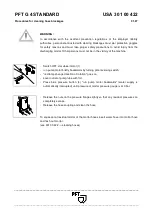 Preview for 31 page of PFT PFT G4 Operating Instructions Manual