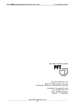 Preview for 48 page of PFT PFT RITMO Operating Instructions Manual