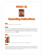 Preview for 1 page of PFT RITMO XL Operating Instructions Manual