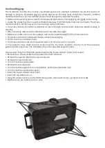 Предварительный просмотр 8 страницы PFX PFX1600V Instruction Manual