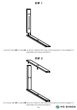 Предварительный просмотр 16 страницы PG BISON BLUM FLATPAX 367779 Assembly Manual