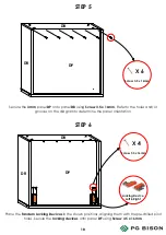 Предварительный просмотр 18 страницы PG BISON BLUM FLATPAX 367779 Assembly Manual