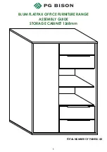 Preview for 1 page of PG BISON BLUM FLATPAX 870693 Assembly Manual