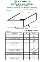 PG BISON BLUM FLATPAX KITCHEN TANDEM WOODEN DRAWER BOX HEIGHT 3 Assembly Manual preview