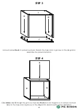 Preview for 4 page of PG BISON BLUM FLATPAX KITCHEN TANDEM WOODEN DRAWER BOX HEIGHT 3 Assembly Manual