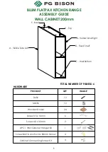 PG BISON BLUM FLATPAX KITCHEN Assembly Manual preview