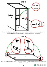 Preview for 8 page of PG BISON BLUM FLATPAX Series Assembly Manual