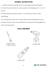 Preview for 2 page of PG BISON KINETIC FLATPAX Series Assembly Manual