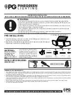 Предварительный просмотр 3 страницы PG CL-SML3 Installation Instructions