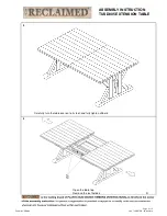 Preview for 2 page of PGT RECLAIMED TUSD005 Assembly Instruction