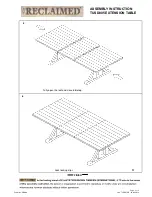 Предварительный просмотр 3 страницы PGT RECLAIMED TUSD005 Assembly Instruction